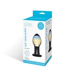 Черная стеклянная анальная втулка Galileo - 9 см. 11560