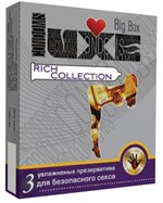 Цветные презервативы LUXE Big Box Rich collection - 3 шт. Luxe LUXE Big Box Rich collection №3 - фото 698171