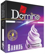 Ароматизированные презервативы Domino  Ваниль  - 3 шт. - фото 132988