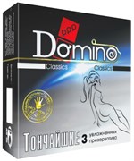 Супертонкие презервативы Domino  Тончайшие  - 3 шт. - фото 207931
