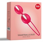 Красные вагинальные шарики Smartballs Duo - фото 200078 Красные вагинальные шарики Smartballs Duo - фото 200078