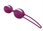 Фиолетовые вагинальные шарики Smartballs Duo - фото 200082 Фиолетовые вагинальные шарики Smartballs Duo - фото 200082