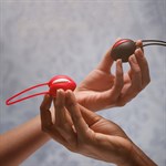 Черный вагинальный шарик Smartballs Uno - фото 200091