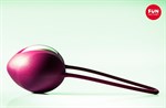 Фиолетовый вагинальный шарик Smartballs Uno - фото 133237