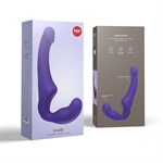 Фиолетовый безремневой страпон Share из нежного силикона - фото 200096 Фиолетовый безремневой страпон Share из нежного силикона - фото 200096