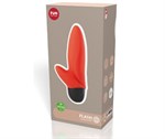 Красный водонепроницаемый мини-вибратор Flash с клиторальным стимулятором - фото 240263 Красный водонепроницаемый мини-вибратор Flash с клиторальным стимулятором - фото 240263