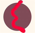 Красный дилдо для лесбийских игр New Wave - фото 208176