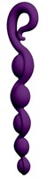 Фиолетовая анальная цепочка Bendybeads - 26,2 см. - фото 133258