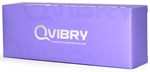Фиолетовый клиторальный вибромассажёр Qvibry - фото 7657