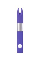 Фиолетовый клиторальный вибромассажёр Qvibry - фото 1386761