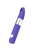 Фиолетовый клиторальный вибромассажёр Qvibry - фото 1386762