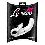 Белый мини-вибратор для стимуляции G-точки - фото 240380