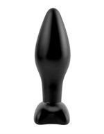 Чёрная анальная пробочка Small Silicone Plug - 11 см. Pipedream PD4602-23 - фото 698683