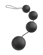 Анальная цепочка из 4 шариков Deluxe Vibro Balls - фото 122039
