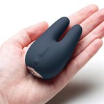 Черный вибратор Form 2 с двумя мощными моторчиками - фото 211098