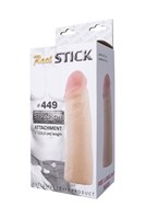 Телесный реалистичный фаллос-насадка RealStick #449 - 17 см. - фото 266809 Телесный реалистичный фаллос-насадка RealStick #449 - 17 см. - фото 266809