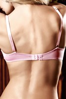 Бюстгальтер Dolce Vita розовый с мягкими чашечками, косточками и бантиком - фото 212074