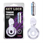 Прозрачное виброкольцо Tongue Cockring - фото 213191 Прозрачное виброкольцо Tongue Cockring - фото 213191