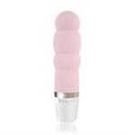 Рельефный массажер bCute Pearl Pink - 11 см. - фото 213219