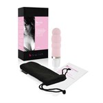 Рельефный массажер bCute Pearl Pink - 11 см. - фото 213221