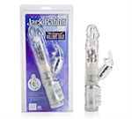 Прозрачный водонепроницаемый вибромассажер JACK RABBIT - фото 213362