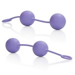 Фиолетовые вагинальные шарики Lia Love Balls - фото 183747