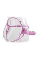 Полый универсальный страпон Hollow Strap-On - 18 см. - фото 240748