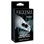 Стеклянные вагинальные шарики Medium Black Glass Ben-Wa Balls - фото 214288