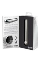 Алюминиевый вибратор SILVER MEDIUM - фото 240802 Алюминиевый вибратор SILVER MEDIUM - фото 240802