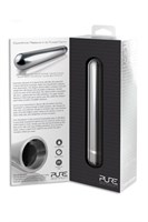 Алюминиевый вибратор SILVER LARGE - фото 240817