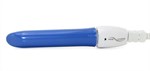 Синий перезаряжаемый вибратор Tango Blue USB rechargeable - 9 см. - фото 134273