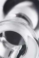 Стеклянная анальная втулка с загнутым кончиком - 14,5 см. - фото 265600