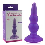 Фиолетовая анальная пробка Bulbs Probe - 12,2 см. - фото 275138