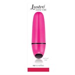 Розовый миниатюрный вибратор LUSTRE - фото 215429