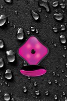 Розовое вибро-яйцо GLACE CUTIES со светящимся пультом - фото 240925