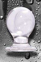 Средняя прозрачная анальная пробка ORBITE - фото 215465 Средняя прозрачная анальная пробка ORBITE - фото 215465