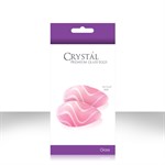 Розовые стеклянные вагинальные шарики CRYSTAL KEGEL EGGS - фото 215504