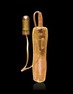 Желтый стеклянный фаллос с вибропулей ICECLES №35 - 18,5 см. - фото 215545