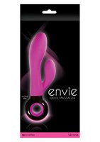 Розовый вибратор со стимулятором клитора ENVIE DEUX - 19,5 см. - фото 240972 Розовый вибратор со стимулятором клитора ENVIE DEUX - 19,5 см. - фото 240972
