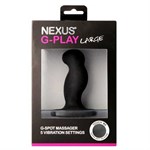 Стимулятор простаты Nexus G-Play Large Black с вибрацией - 10 см. - фото 134634