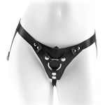 Женские трусики для крепления страпона Leather Low-Rider Harness - фото 216237