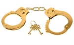 Золотистые наручники Metal Cuffs - фото 134861