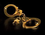 Золотистые наручники Metal Cuffs - фото 134859