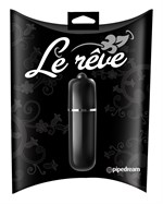 Чёрная вибропуля Le Reve 3-Speed Bullet - фото 179673