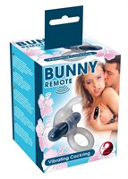 Эрекционное виброкольцо Bunny Remote Cockring с пультом ДУ - фото 189803