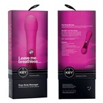 Розовый рельефный вибратор VIRGO - фото 216669