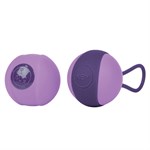 Фиолетовый вагинальный шарик соло STELLA I со сменным грузом - фото 241646