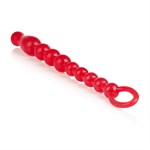 Красная анальная цепочка Colt Max Beads - 28 см. - фото 135221