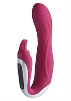 Вибратор Hi-Tech Neo Rabbit Magenta - 16 см. - фото 241835