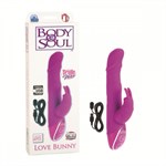 Розовый вибратор хай-тек BODY SOUL LOVE BUNNY - 19,5 см. - фото 241855 Розовый вибратор хай-тек BODY SOUL LOVE BUNNY - 19,5 см. - фото 241855